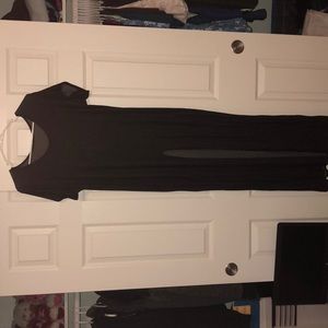 Maxi dress with center slit large to xl soft denim